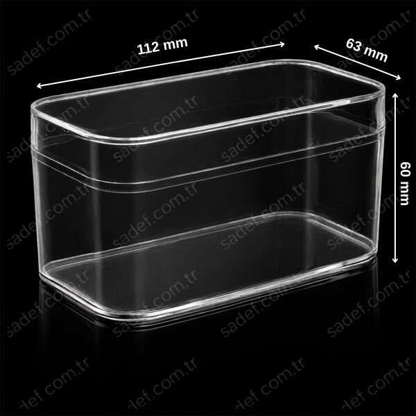 MAY287 300 CC BENETTA KAPAKLI KUTU KRİSTAL ŞEFFAF 240 ADET