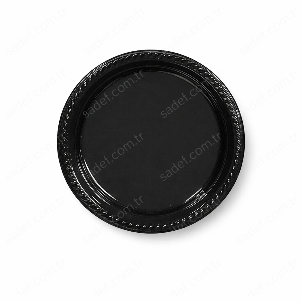 SİYAH - PARTY TABAK 25 AD ( 10 GR )