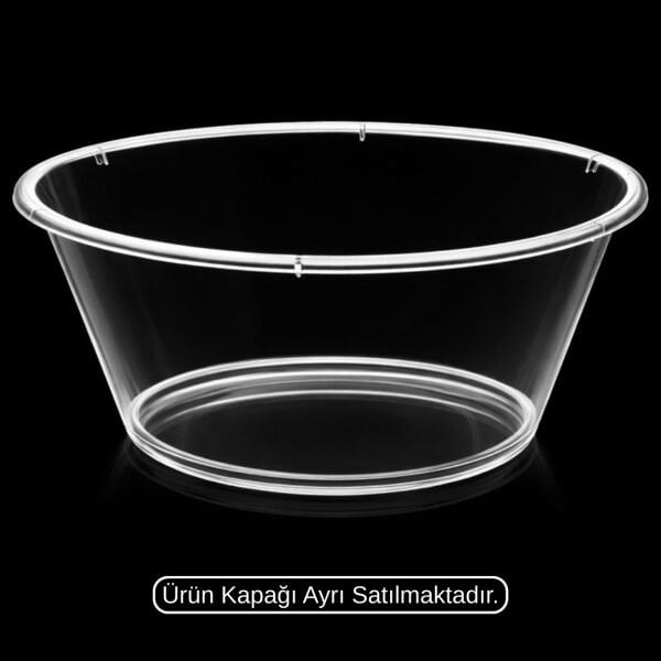 MAY307 ÇAP 125 KRİSTAL 330 CC V KASE ŞEFFAF 600 ADET