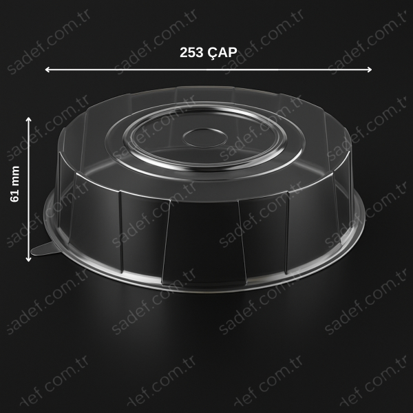 L-409 LİMERA DÜZ KENARLI PASTA KAPAĞI -Ø25 H6 41 GR 200 ADET