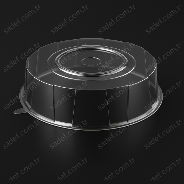 L-409 LİMERA PET DÜZ KENARLI PASTA KAPAĞI -Ø25 H6 41 GR 200 ADET