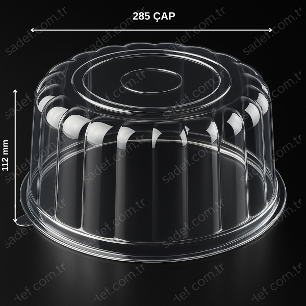 L-420 LİMERA OVAL KENARLI PASTA KAPAĞI - Ø29 (BÜYÜK) 63 GR 200 ADET