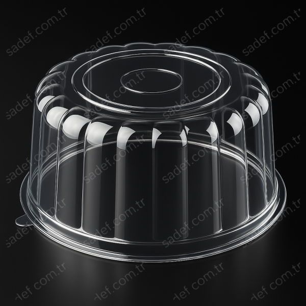 L-420 LİMERA Ø29 PET OVAL KENARLI PASTA KAPAĞI 63 GR 200 ADET