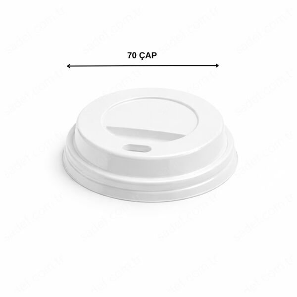 70 MM 7 OZ SICAK KAPAK 1,7 GR GÖNCAY BEYAZ 100 ADET