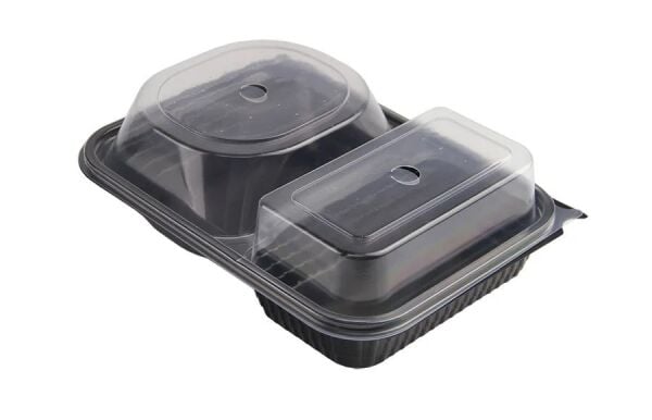 ÖZGE HAMBURGER SİYAH KAP + ŞEFFAF KAPAK 36 GR 180 ADET