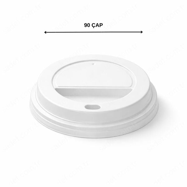 90 MM 14 - 16 OZ SICAK KAPAK 3,2 GR GÖNCAY DAR KALIP BEYAZ 100 ADET