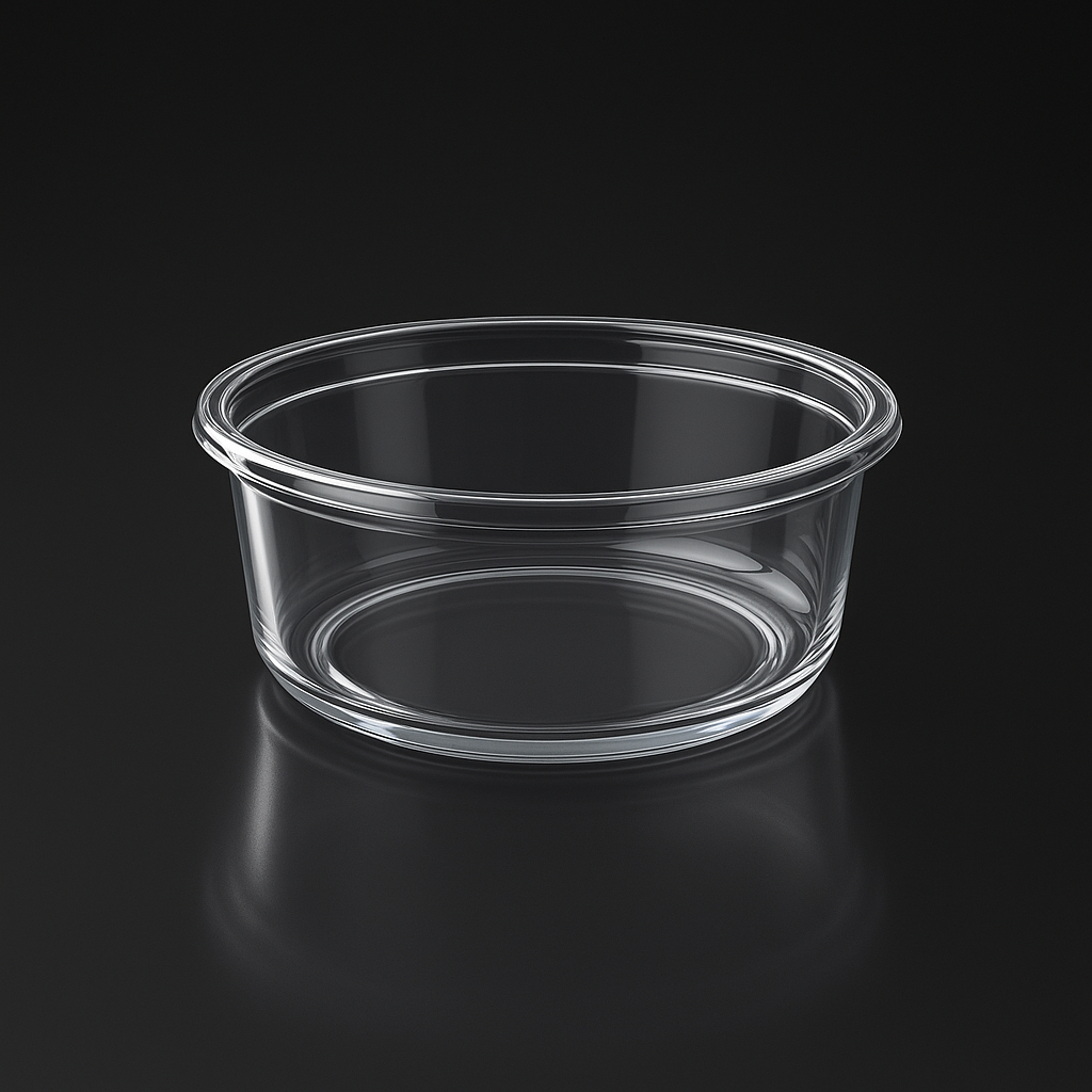 LM-08 8 OZ HUMUS PET KAP Ø117 LİMERA 11 GR ŞEFFAF 500 ADET