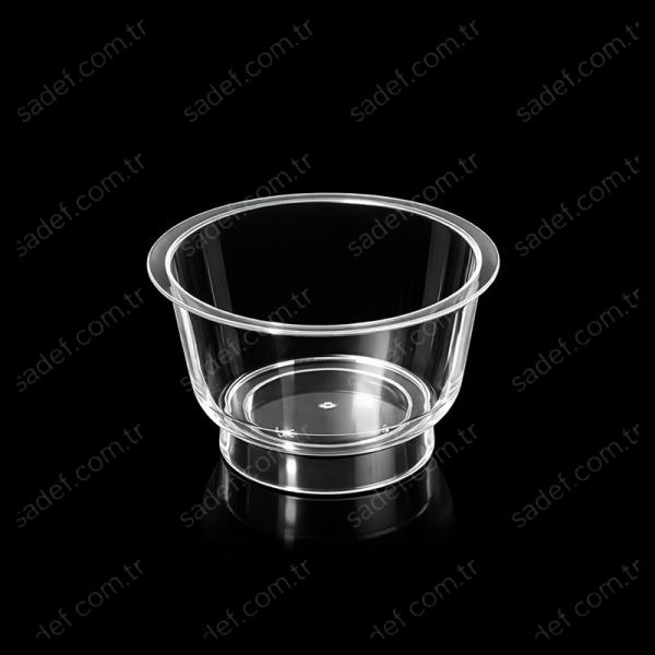 DC03 AYAKLI KASE 200 ML PS ŞEFFAF 600 ADET