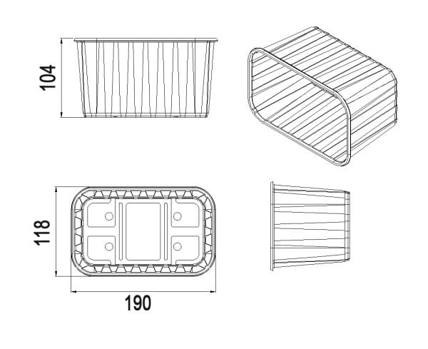 L-026 LİMERA 1000 CC KAPAKSIZ ŞALE 14 GR 900 ADET