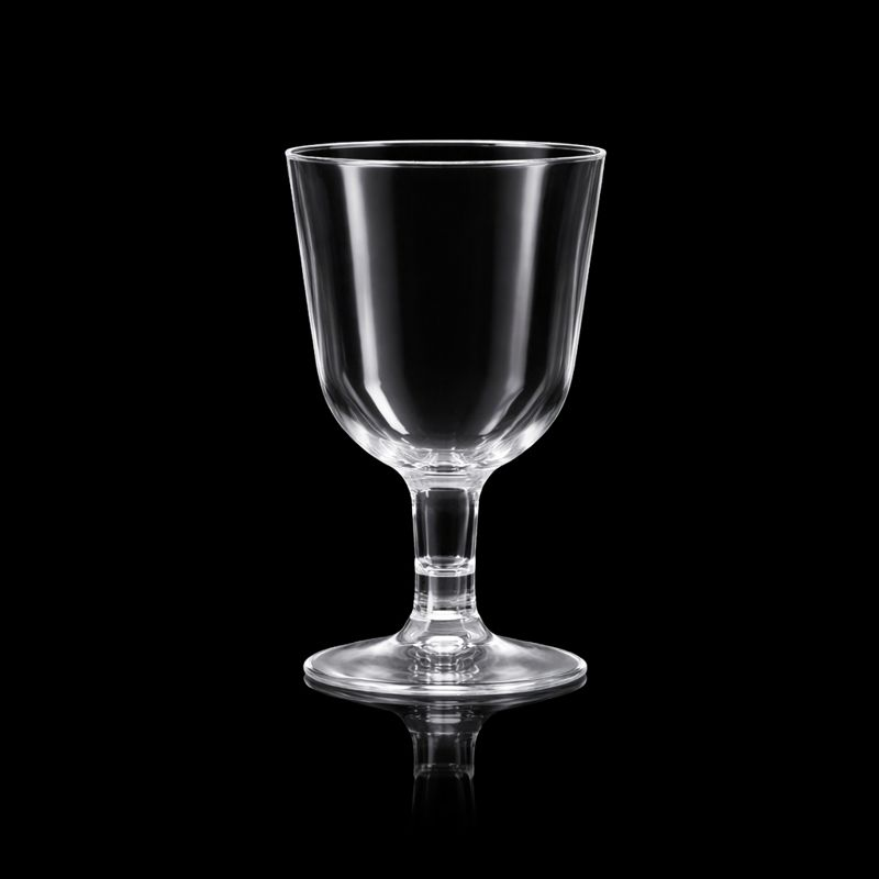 R150 AYAKLI KADEH 150 ML PS ŞEFFAF 6 ADET