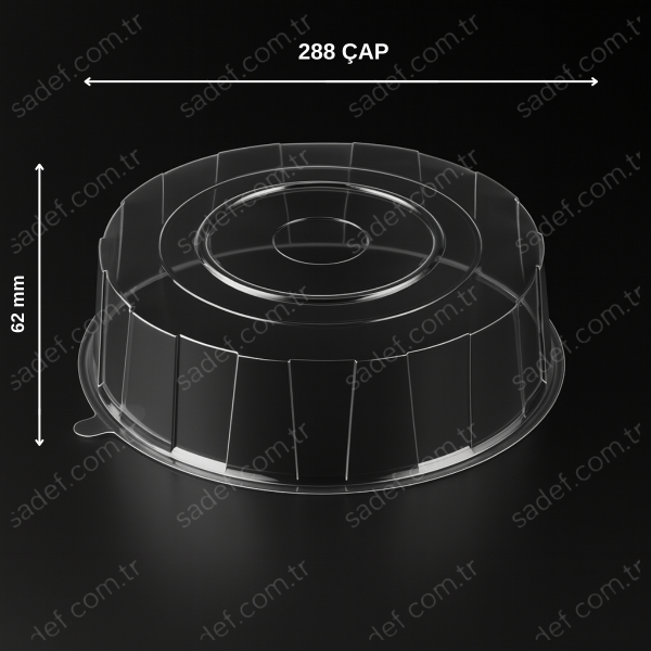 L-419 LİMERA DÜZ KENARLI PASTA KAPAĞI - Ø29 H6 51 GR 200 ADET