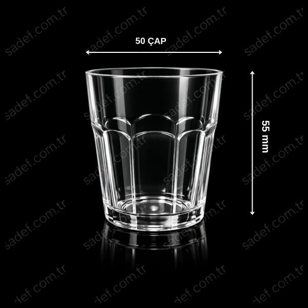 RD70 SHOT BARDAĞI 70 ML PS ŞEFFAF 20 ADET
