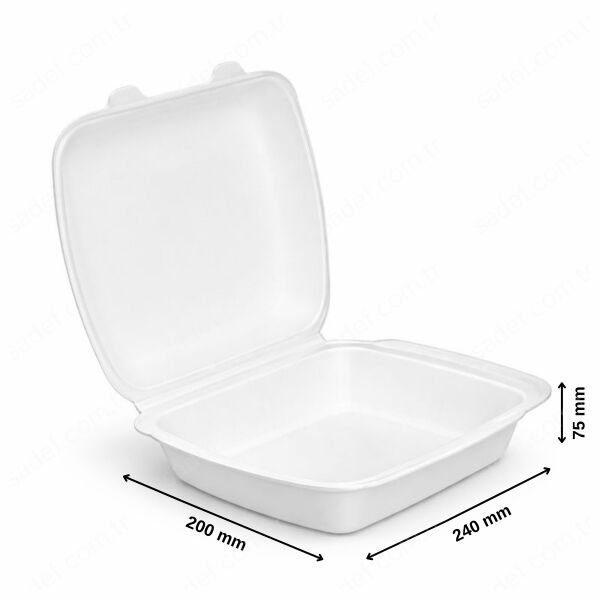 MOD23/C İÇİBOŞ KAPAKLI KÖPÜK TABAK 100 AD