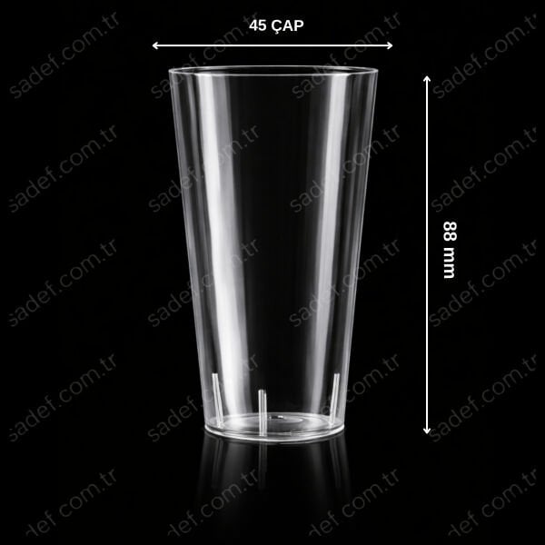 RD90 MİNİ BARDAK 100 ML PS ŞEFFAF 600 ADET