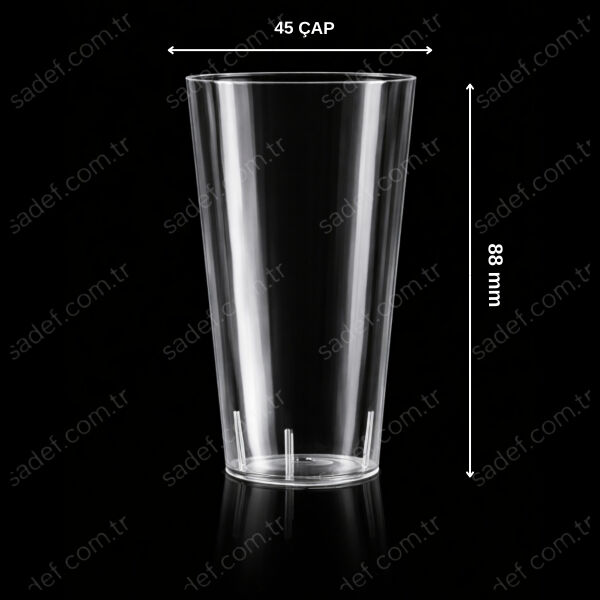RD90 MİNİ BARDAK 100 ML PS ŞEFFAF 600 ADET