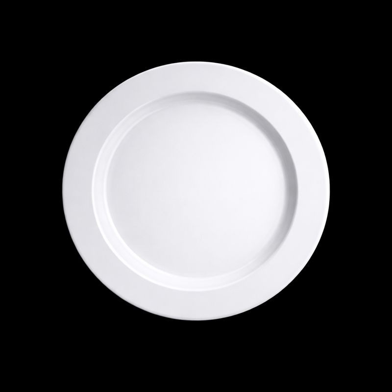 19 CM PORSELEN GÖRÜNÜMLÜ PS BEYAZ SİLVERLİNE BASKILI 6 AD