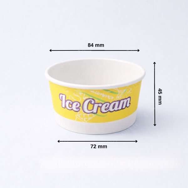 ARNES YAYVAN 100 CC BASKILI KARTON DONDURMA KASE 1000 ADET