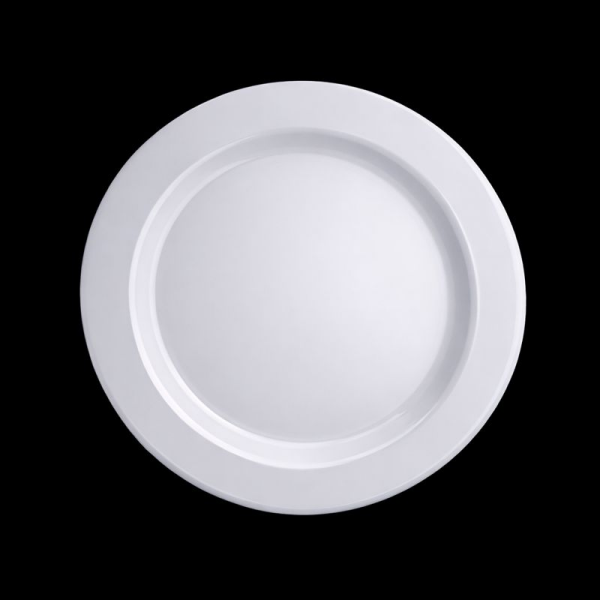 23 CM PORSELEN GÖRÜNÜMLÜ PS BEYAZ SİLVERLİNE BASKILI 6 AD X 20 PAKET