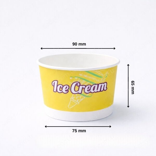 ARNES 200 CC BASKILI KARTON DONDURMA KASE 1000 ADET