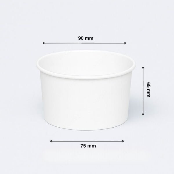 BEYAZ ARNES 200 CC BASKISIZ KARTON DONDURMA KASE 1000 ADET