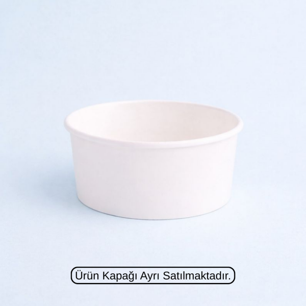 BEYAZ ARNES 300 CC BASKISIZ KARTON DONDURMA KASE 500 ADET