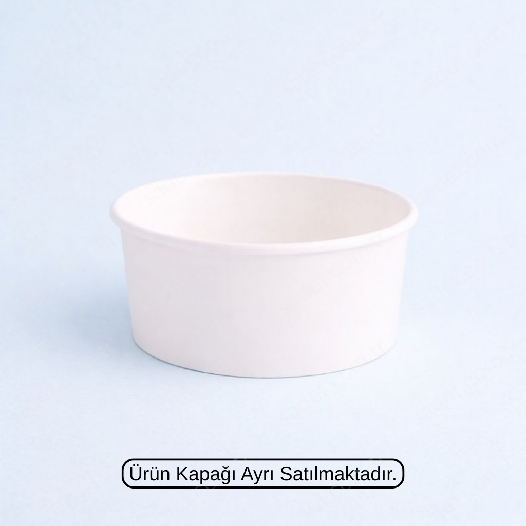 BEYAZ ARNES 300 CC BASKISIZ KARTON DONDURMA KASE 500 ADET