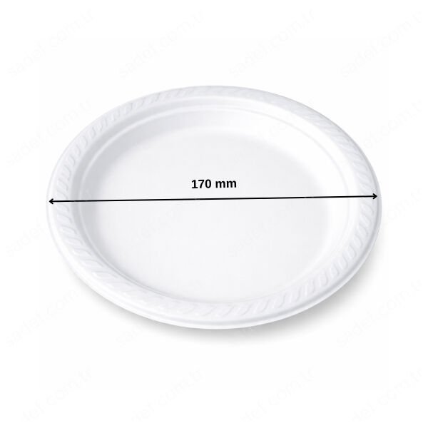 MOD33/A 17 CM YUVARLAK KÖPÜK TABAK 1000 ADET