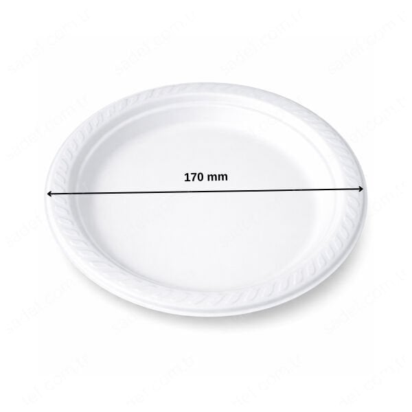 MOD33/A 17 CM YUVARLAK KÖPÜK TABAK 1000 ADET