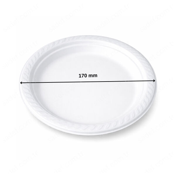 MOD33/A 17 CM YUVARLAK KÖPÜK TABAK 1000 ADET