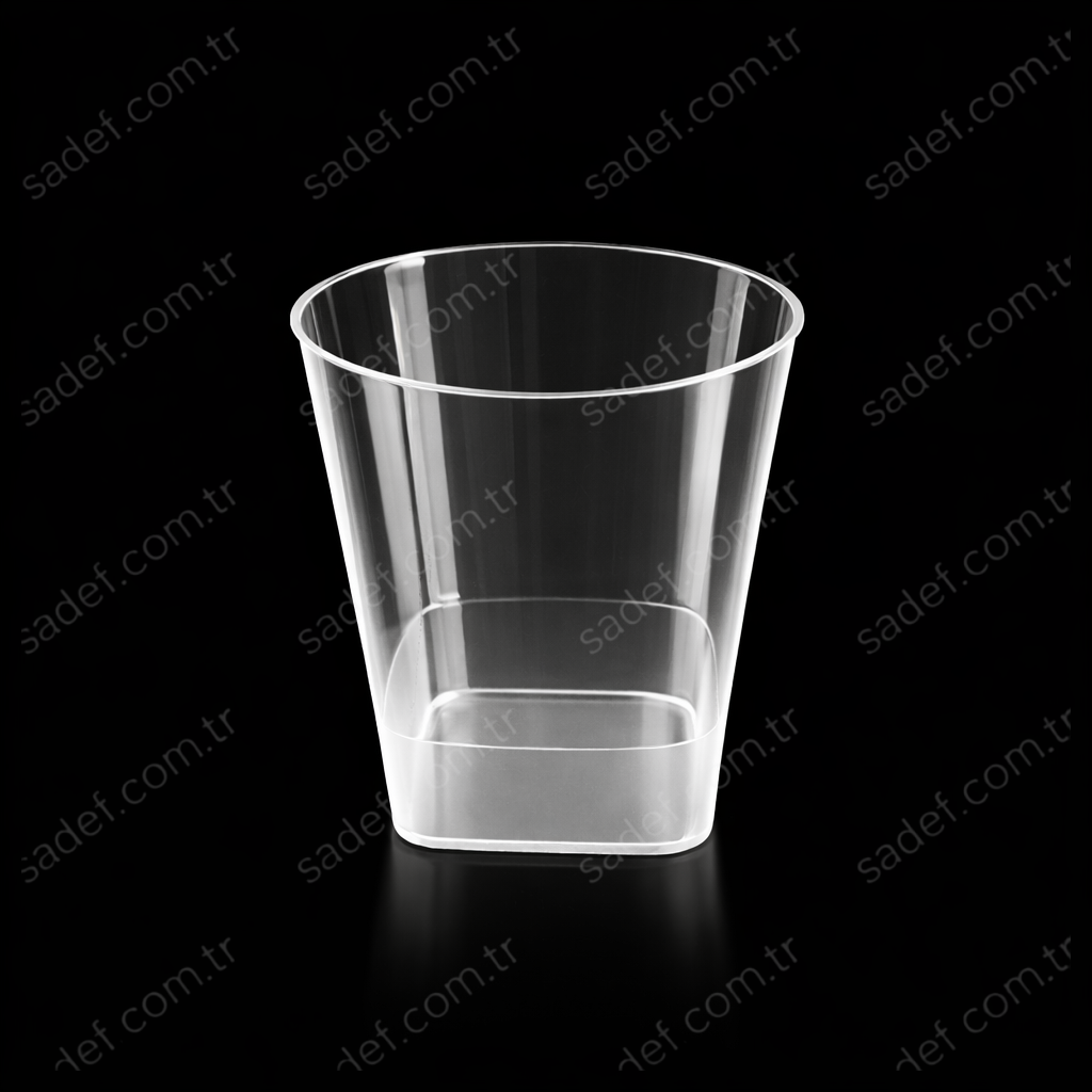 KARE 240 CC KADEH ŞEFFAF - 240 ADET