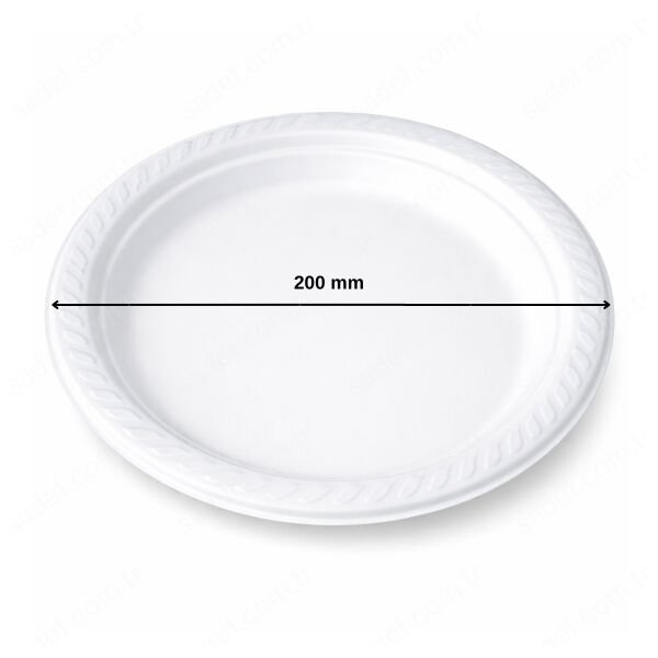 MOD33/B 20 CM YUVARLAK KÖPÜK TABAK 1000 ADET