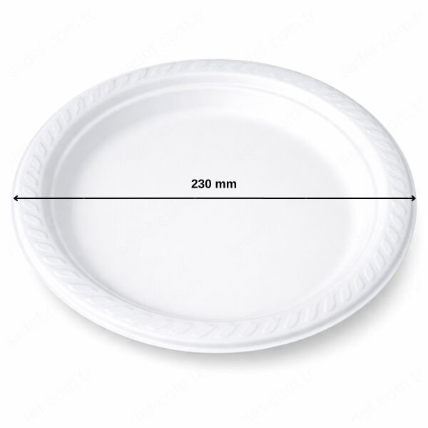 MOD33/C 23 CM YUVARLAK KÖPÜK TABAK 1000 ADET