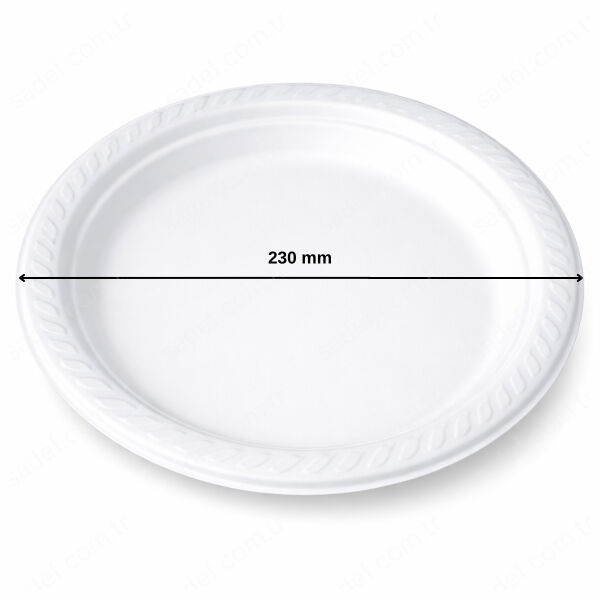 MOD33/C 23 CM YUVARLAK KÖPÜK TABAK 1000 ADET