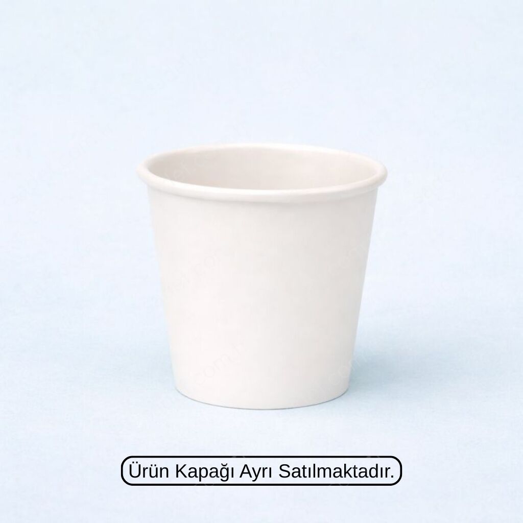 BEYAZ ARNES 8 OZ BASKISIZ KARTON BARDAK SICAK 2000 ADET