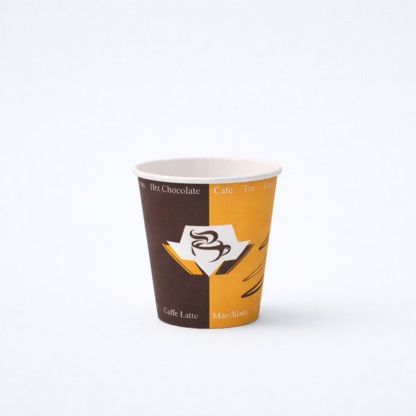 DOUBLE WALL 8 OZ BASKILI KARTON BARDAK SICAK 500 ADET