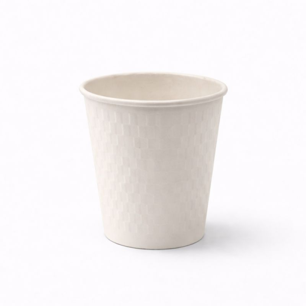 BEYAZ EMBOSSED 8 OZ BASKISIZ KARTON BARDAK SICAK 800 ADET