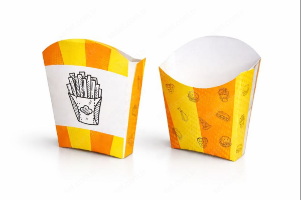 OREGO BASKILI CİPS KUTUSU (33X80X90 MM  KÜÇÜK BOY 90 ADET