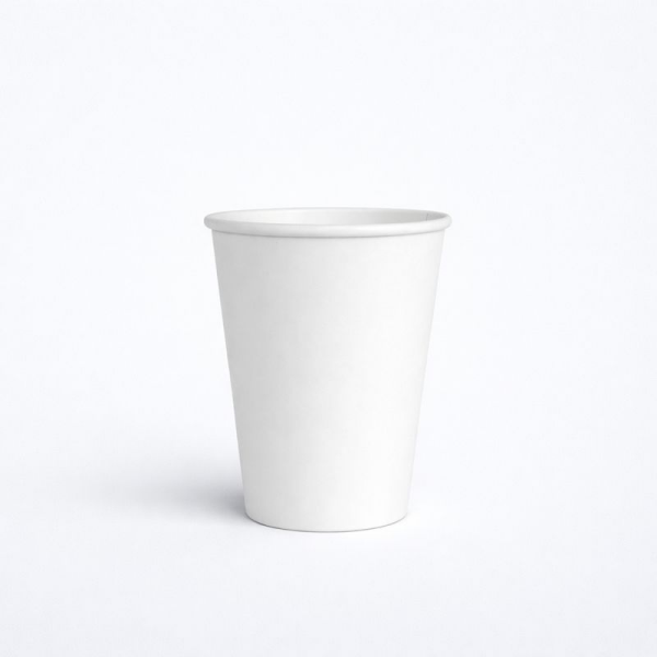 BEYAZ ARNES 12 OZ BASKISIZ KARTON BARDAK SICAK 2000 ADET