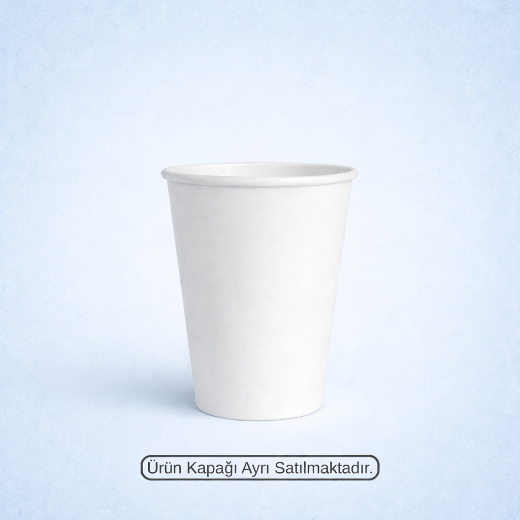 BEYAZ ARNES 12 OZ BASKISIZ KARTON BARDAK SICAK 2000 ADET