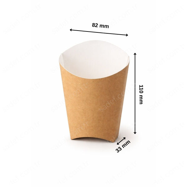 KRAFT OREGO CİPS KUTUSU (33X82X110 MM  BÜYÜK BOY 65 ADET