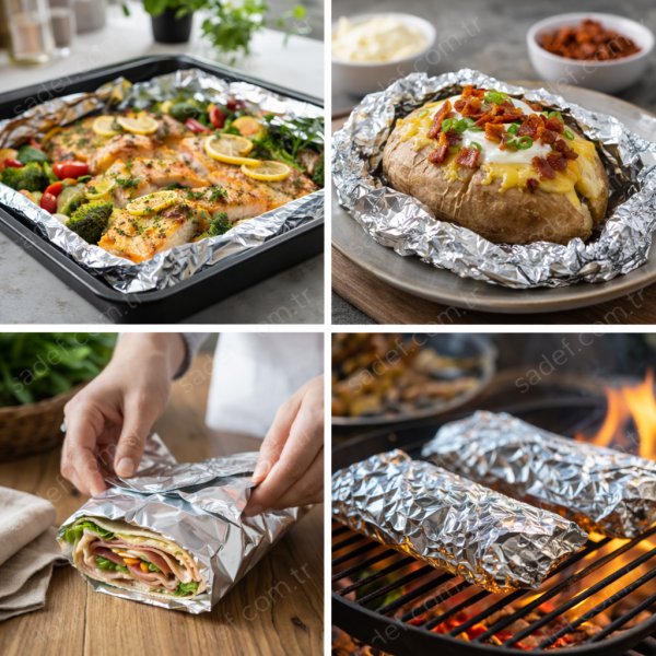 ALÜMİNYUM FOLYO 30 CM 1000 GR ( 200 GR MASURA ) 65 MT