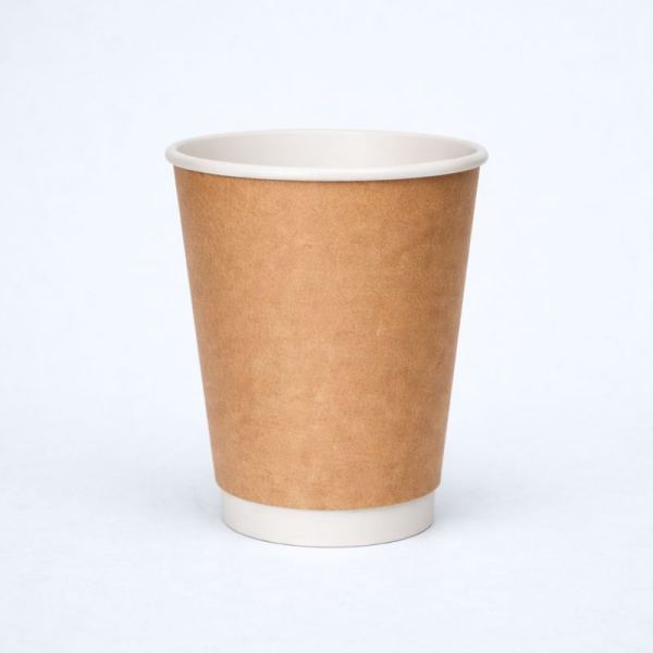 KRAFT DOUBLE WALL ARNES 14 OZ BASKISIZ KARTON BARDAK SICAK 500 ADET