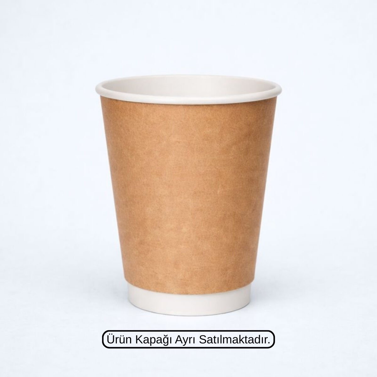 KRAFT DOUBLE WALL ARNES 14 OZ BASKISIZ KARTON BARDAK SICAK 500 ADET