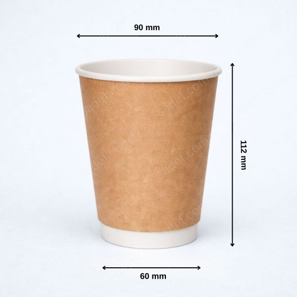 KRAFT DOUBLE WALL 14 OZ ( 450 ML ) KARTON BARDAK ARNES 500 ADET
