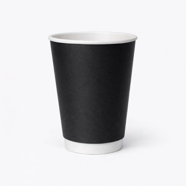 SİYAH DOUBLE WALL ARNES 14 OZ BASKISIZ KARTON BARDAK SICAK 500 ADET