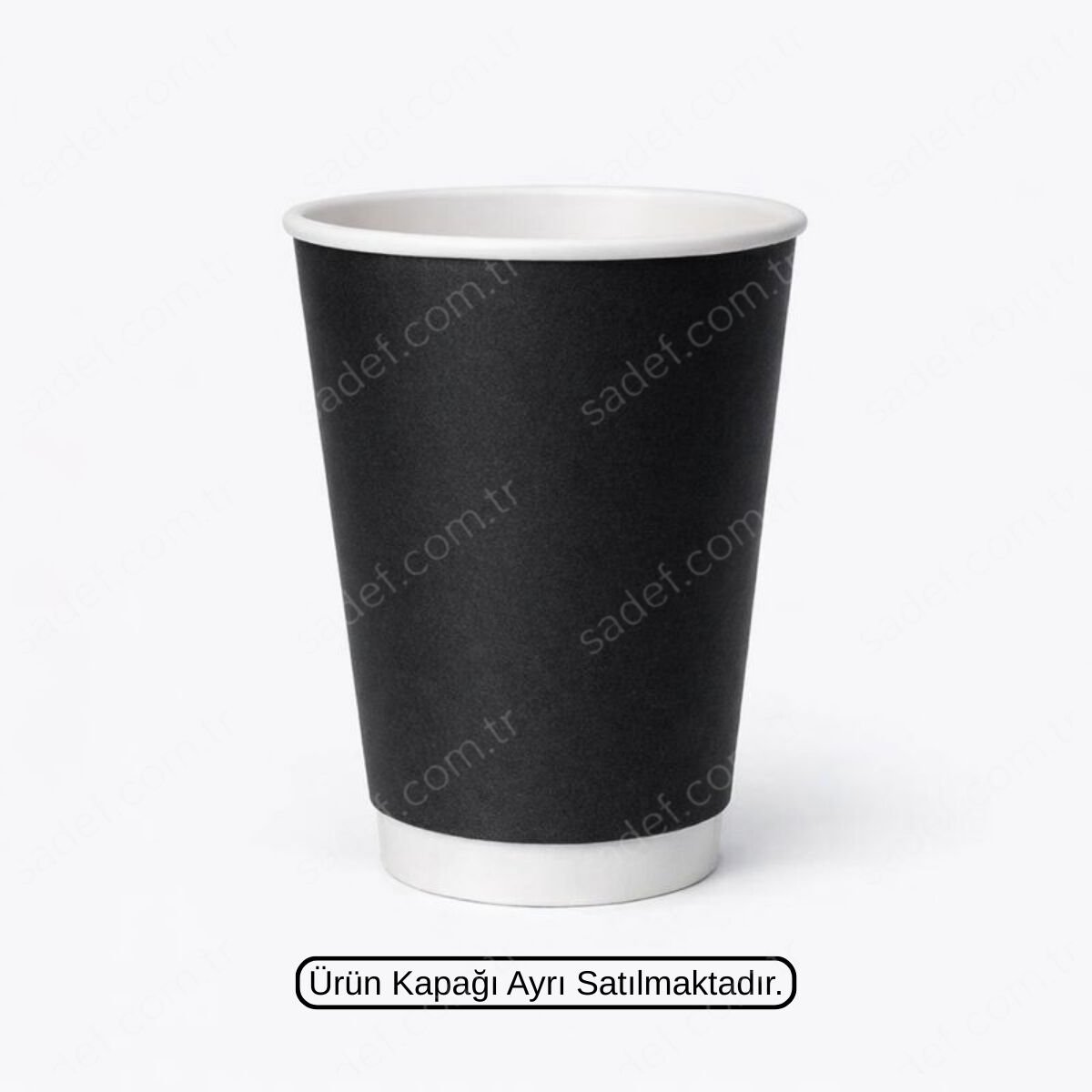 SİYAH DOUBLE WALL ARNES 14 OZ BASKISIZ KARTON BARDAK SICAK 500 ADET