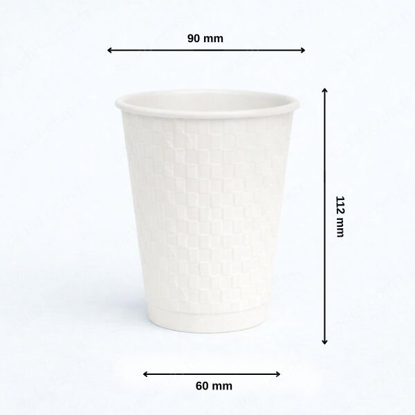 BEYAZ EMBOSSED 14 OZ ( 450 ML ) KARTON BARDAK ARNES 800 ADET