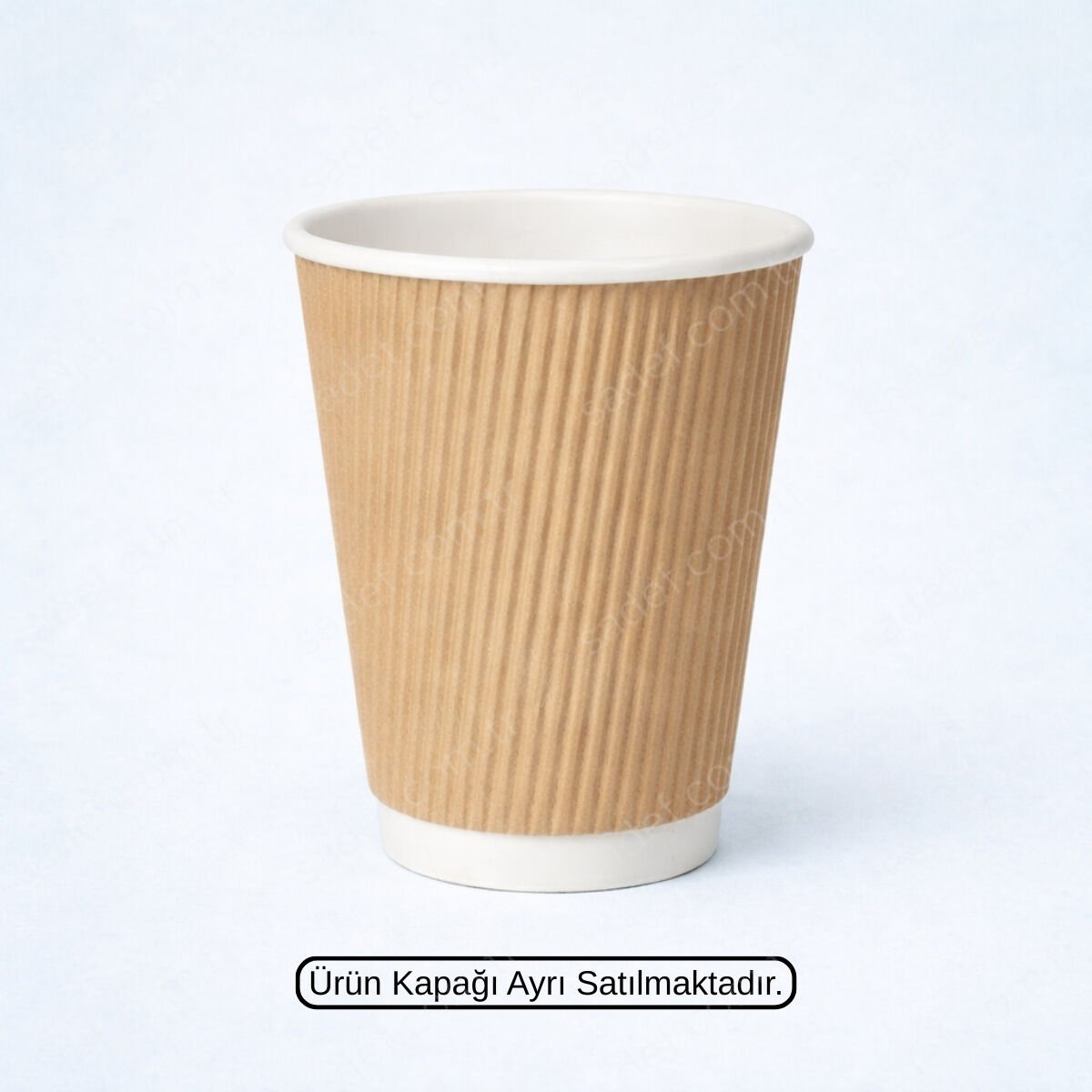 KRAFT RIPPLE 14 OZ BASKISIZ KARTON BARDAK SICAK 500 ADET