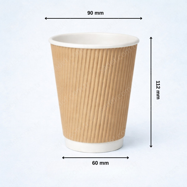KRAFT RIPPLE 14 OZ ( 450 ML ) KARTON BARDAK ARNES 500 ADET