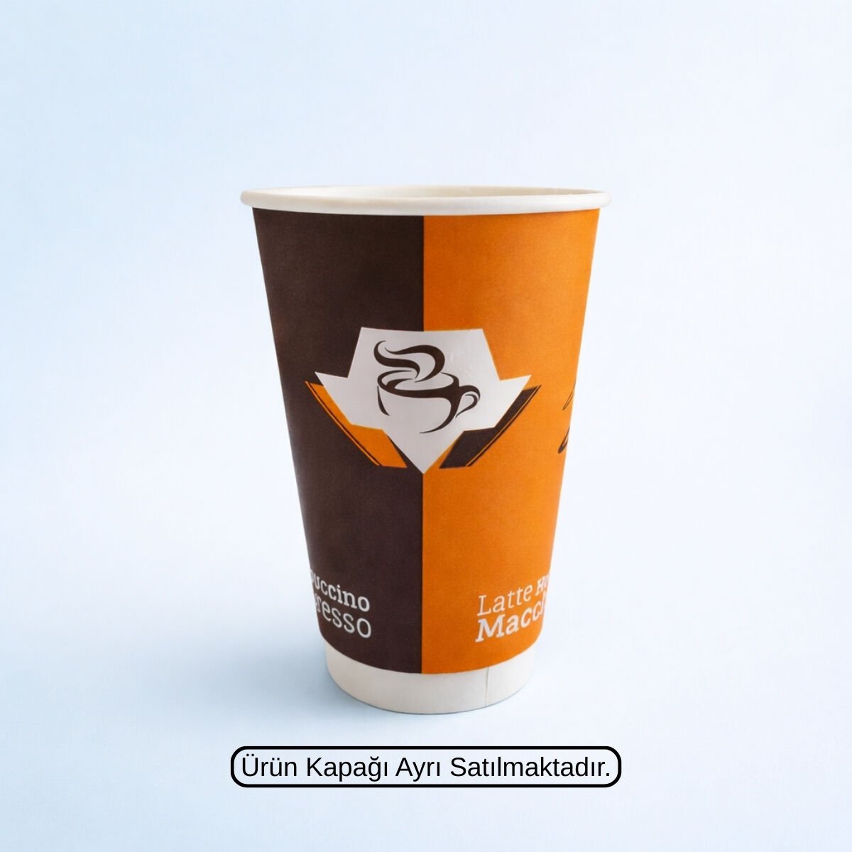 DOUBLE WALL 16 OZ BASKILI KARTON BARDAK SICAK 500 ADET